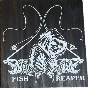 Wooden Fish Reaper Sign